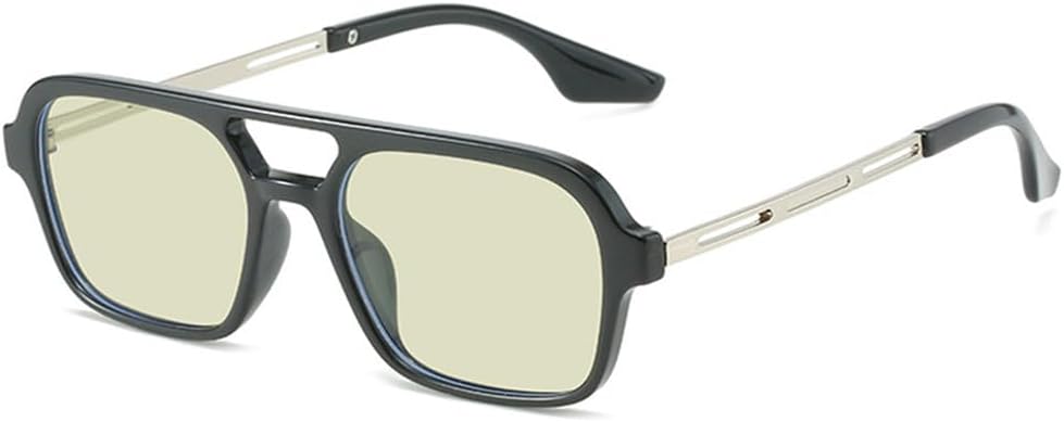 Женские солнцезащитные очки, модные, с прозрачными линзами цвета океана, защита от УФ-излучения UV400; мужские модные, металлические, полые солнцезащитные очки FYTUP, Black Yellow Green
Женские солнцезащитные очки, модные, с прозрачными линзами цвета океана, защита от УФ-излучения UV400; мужские модные, металлические, полые солнцезащитные очки FYTUP, Black Yellow Green