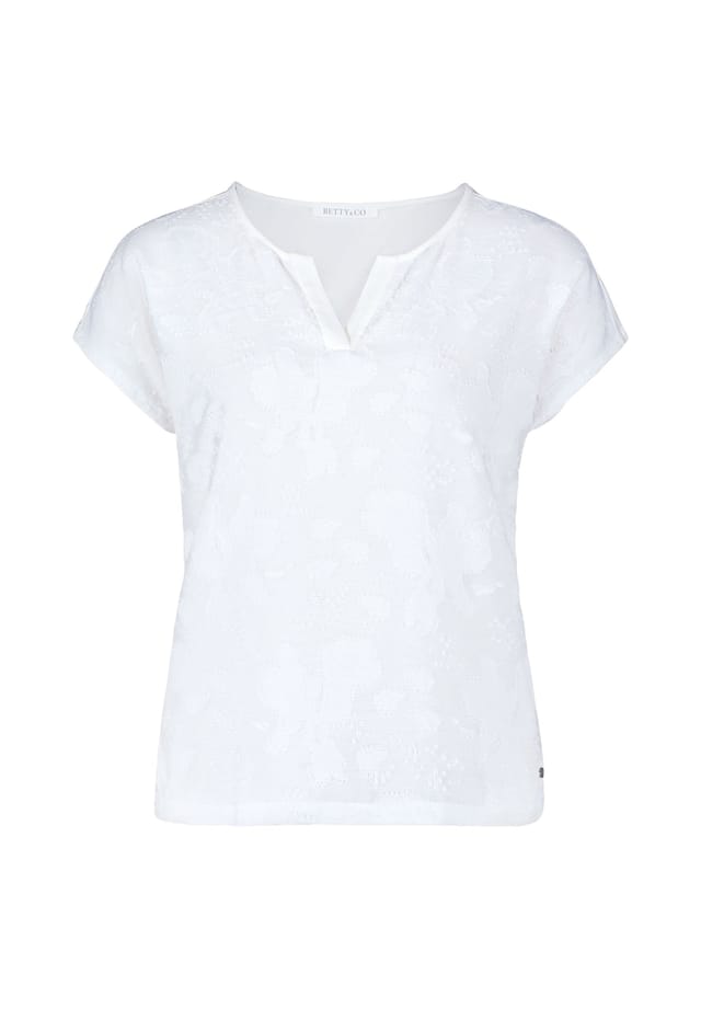 Повседневная рубашка с V-образным вырезом Betty & Co, белый
Повседневная рубашка с V-образным вырезом Betty & Co, белый