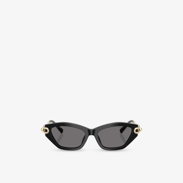 Солнцезащитные очки Tiffany & Co в форме кошачьего глаза из ацетата, черный
Солнцезащитные очки Tiffany & Co в форме кошачьего глаза из ацетата, черный