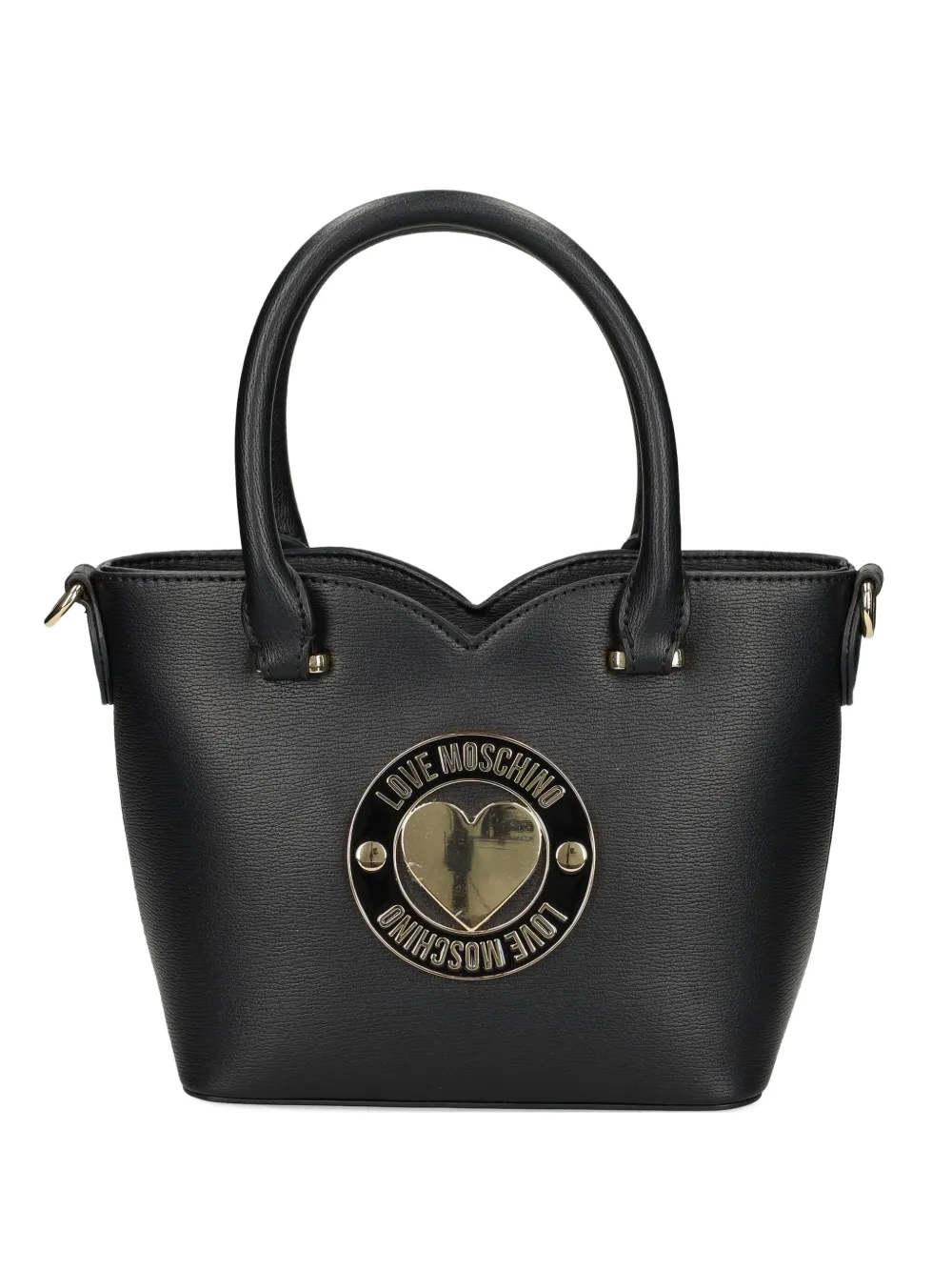 Сумка-тоут с металлическим декором Love Moschino, черный
Сумка-тоут с металлическим декором Love Moschino, черный