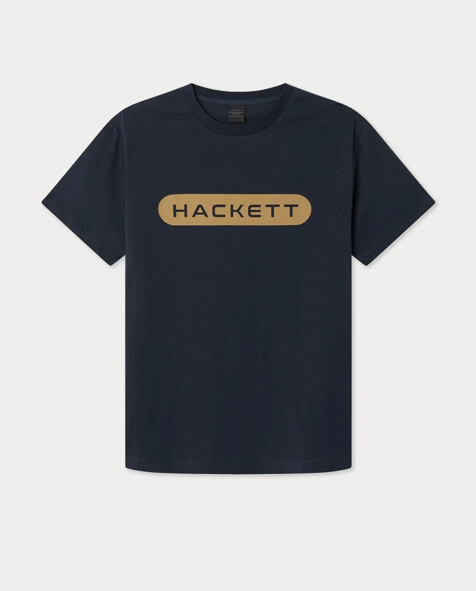 Мужская хлопковая футболка Hsport с классическим логотипом, большие размеры Hackett, темно-синий
Мужская хлопковая футболка Hsport с классическим логотипом, большие размеры Hackett, темно-синий