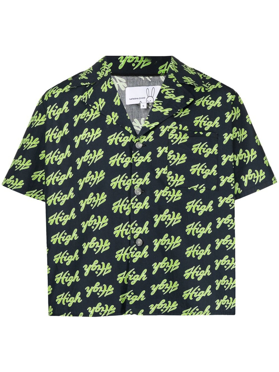 Natasha Zinko рубашка с короткими рукавами и надписью, синий
Natasha Zinko рубашка с короткими рукавами и надписью, синий