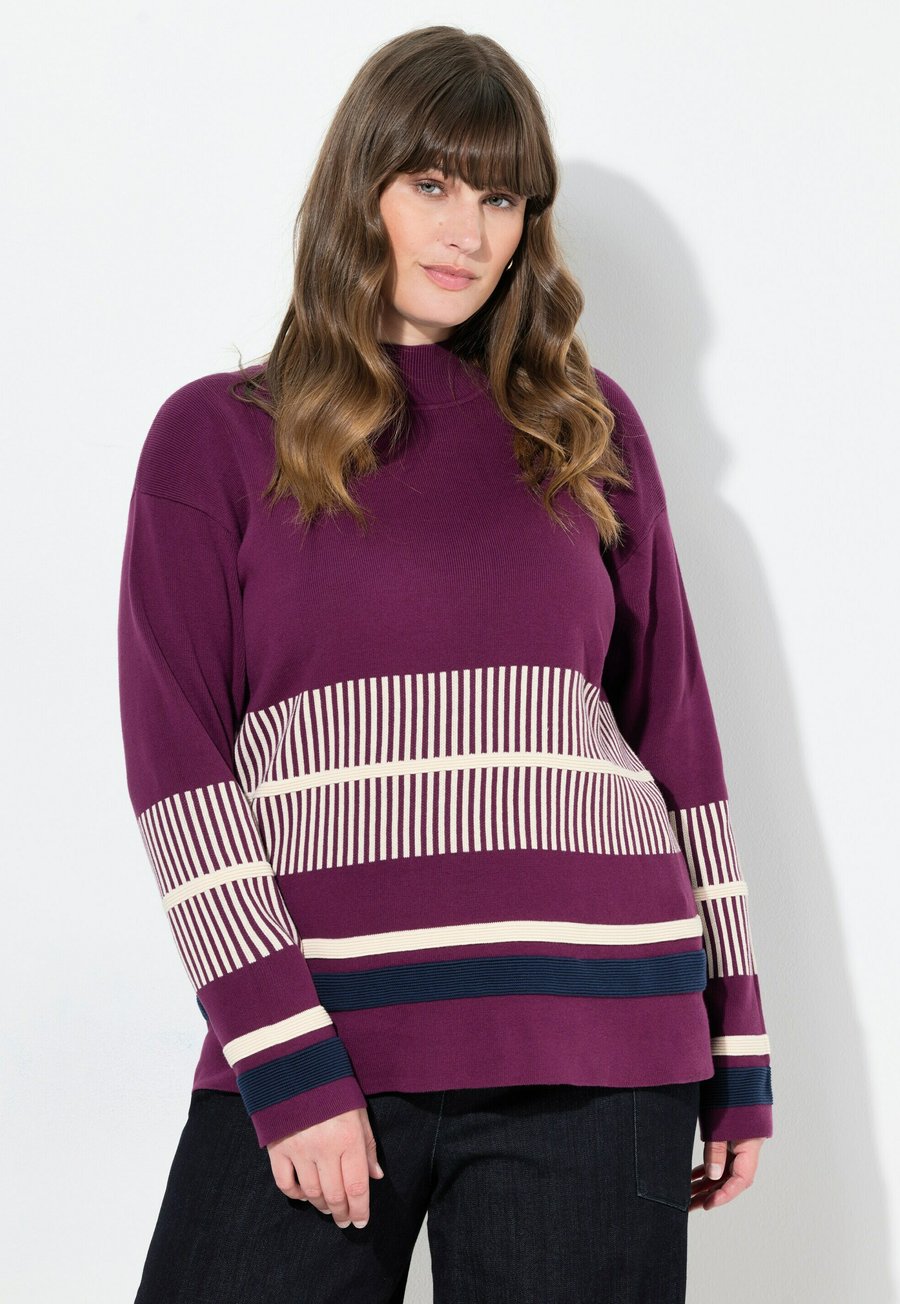 Джемпер Ulla Popken BLOCK STRIPED MILANO, Forest Berry/Berry
Джемпер Ulla Popken BLOCK STRIPED MILANO, Forest Berry/Berry