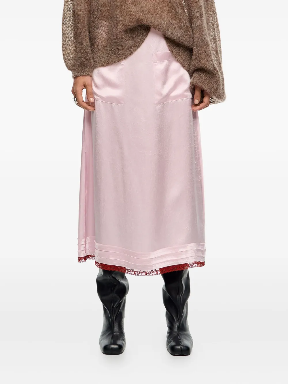 Кружевная юбка миди Bimba Y Lola, розовый
Кружевная юбка миди Bimba Y Lola, розовый