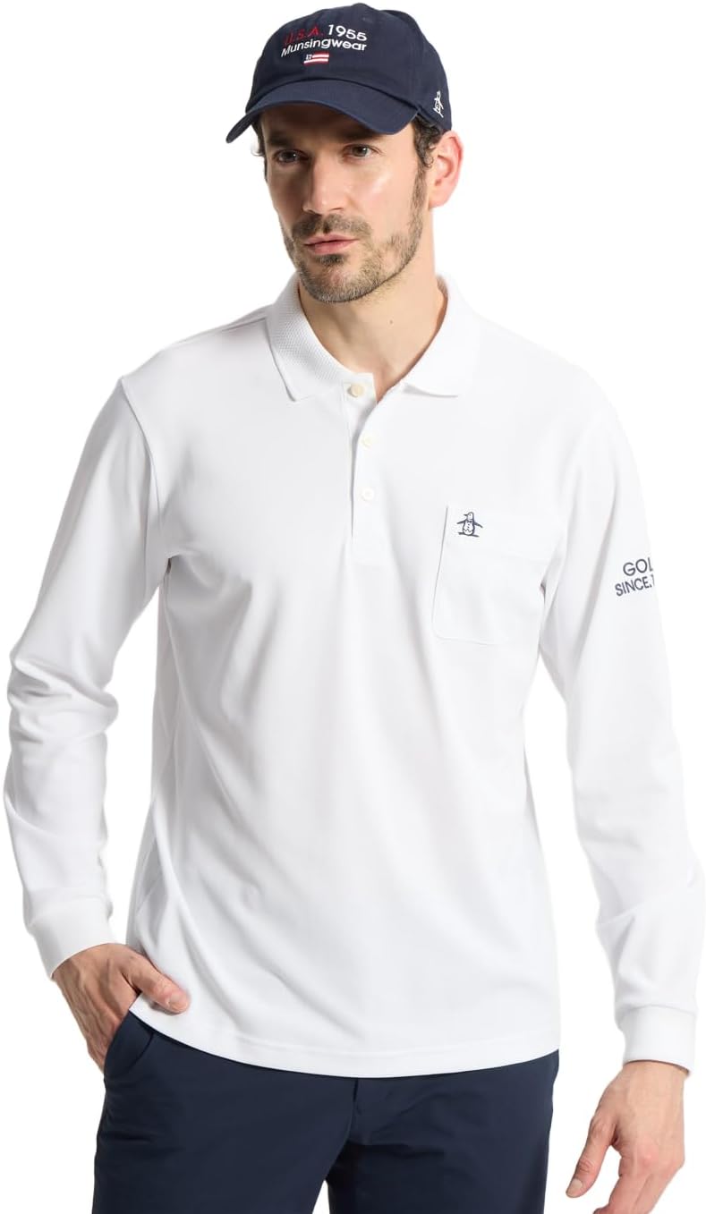 Мужская рубашка с длинным рукавом MUNSINGWEAR MG6SLS38M, пике, нагрудный карман, сетчатая подмышечная вставка, влагоотводящая, быстросохнущая, эластичная, охлаждающая, белый
Мужская рубашка с длинным рукавом MUNSINGWEAR MG6SLS38M, пике, нагрудный карман, сетчатая подмышечная вставка, влагоотводящая, быстросохнущая, эластичная, охлаждающая, белый