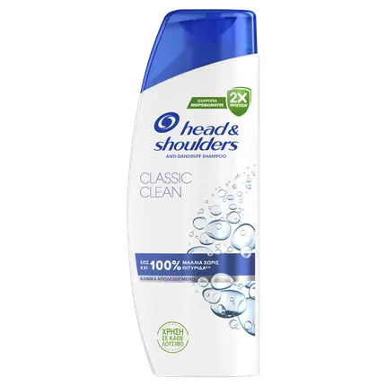 Классический очищающий шампунь 330 мл Head & Shoulders
Классический очищающий шампунь 330 мл Head & Shoulders