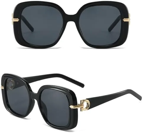 Женские солнцезащитные очки квадратной формы 2027 года, винтажные солнцезащитные очки с защитой от УФ-излучения UV400, увеличенного размера MTZJH, Purple
Женские солнцезащитные очки квадратной формы 2027 года, винтажные солнцезащитные очки с защитой от УФ-излучения UV400, увеличенного размера MTZJH, Purple