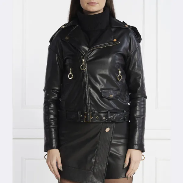 Кожаная куртка стандартного кроя Silvian Heach, черный
Кожаная куртка стандартного кроя Silvian Heach, черный