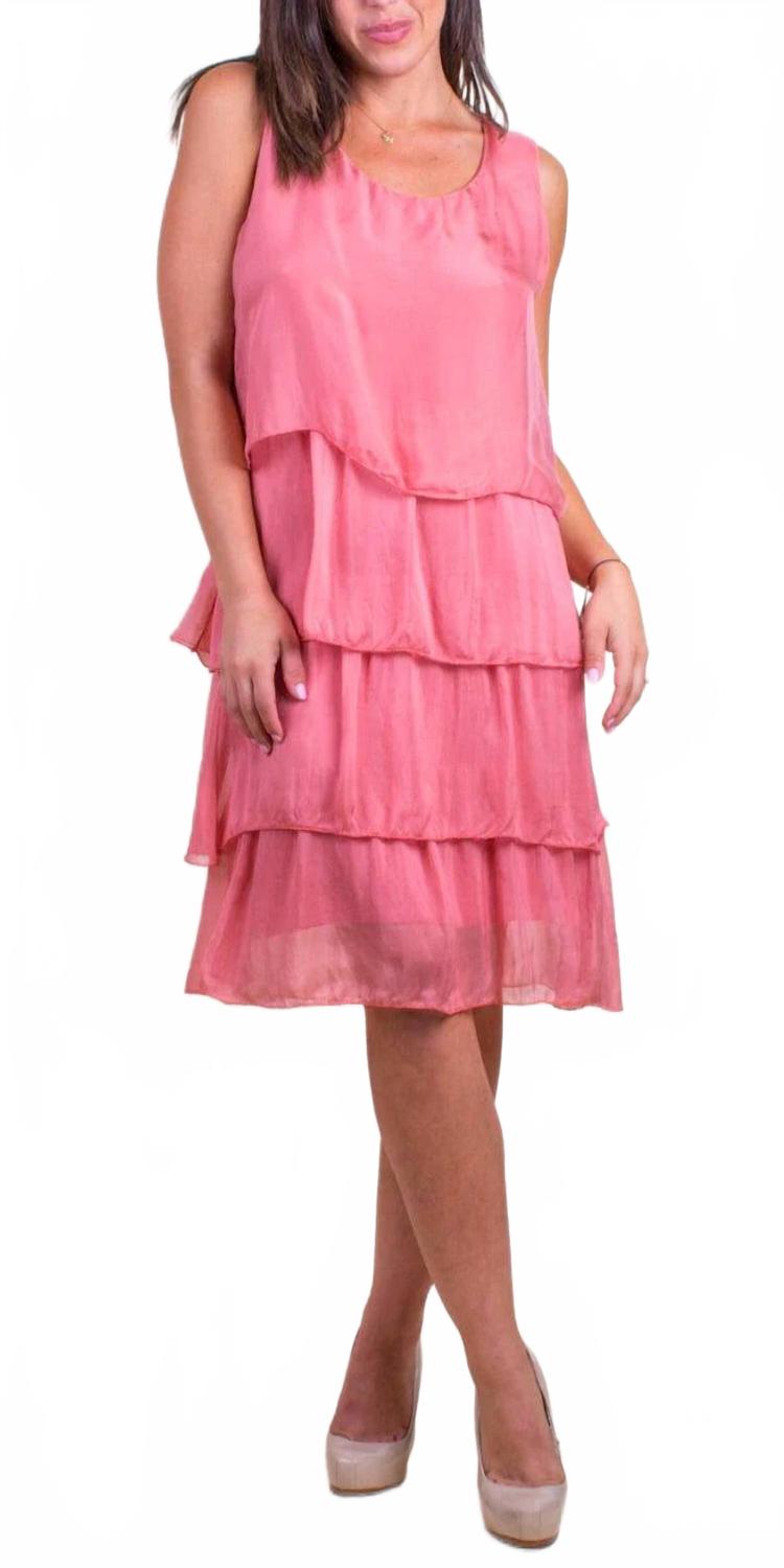 Платье Sora из шелка в цвете розового дерева GIGI MODA 
Платье Sora из шелка в цвете розового дерева GIGI MODA