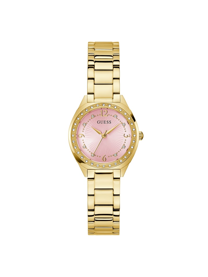 Guess Кварцевые часы GW0767L7 в золотом корпусе
Guess Кварцевые часы GW0767L7 в золотом корпусе