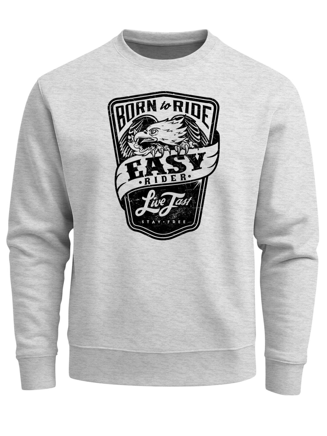 Neverless Свитшот 'Easy Rider' в сером цвете
Neverless Свитшот 'Easy Rider' в сером цвете