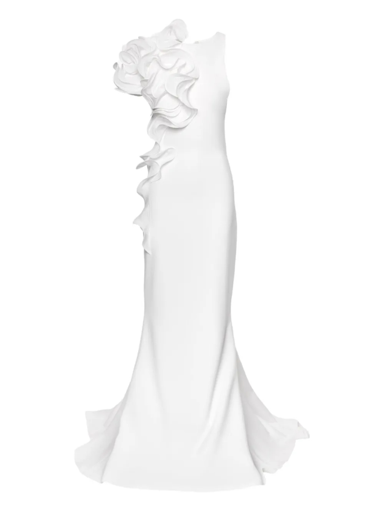 Платье с аппликацией и оборками Ana Radu, белый
Платье с аппликацией и оборками Ana Radu, белый