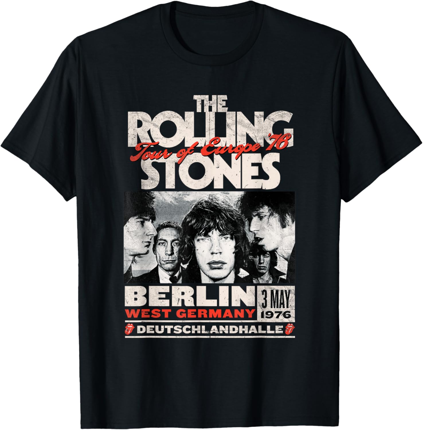 Футболка The Rolling Stones Berlin 76, черный
Футболка The Rolling Stones Berlin 76, черный