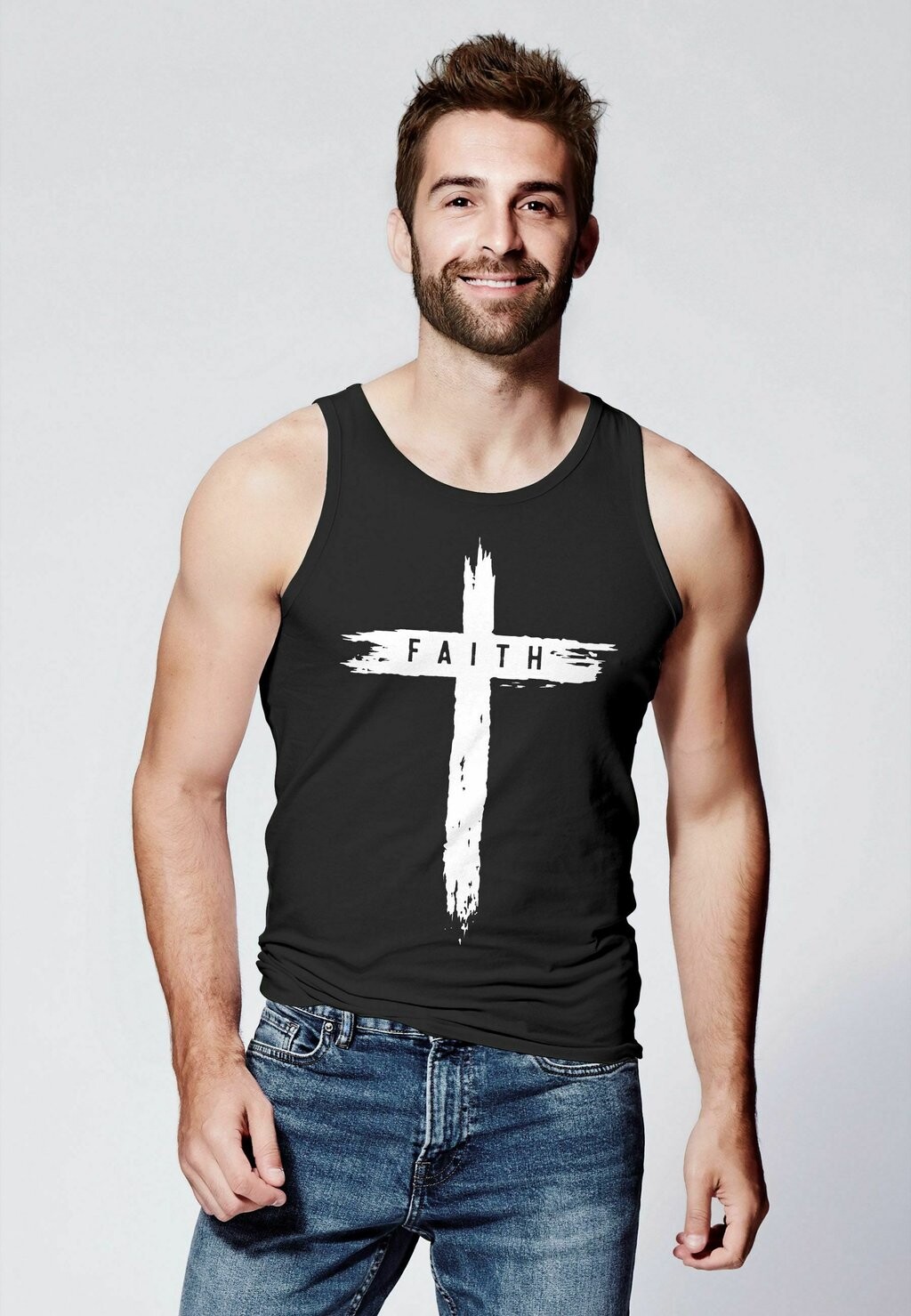 Топ TANK-PRINT AUFDRUCK KREUZ CROSS FAITH GLAUBE TREND-MO Neverless, цвет schwarz
Топ TANK-PRINT AUFDRUCK KREUZ CROSS FAITH GLAUBE TREND-MO Neverless, цвет schwarz