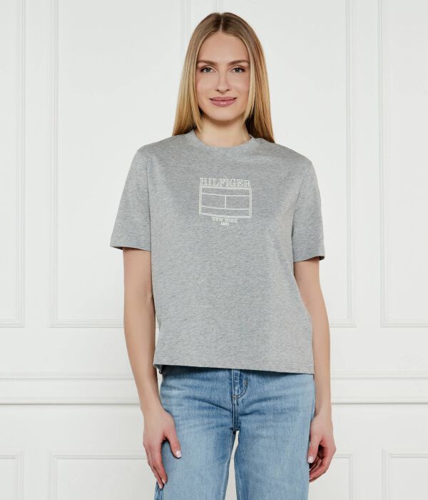 Футболка женская Tommy Hilfiger свободного кроя с принтом на груди, серый
Футболка женская Tommy Hilfiger свободного кроя с принтом на груди, серый