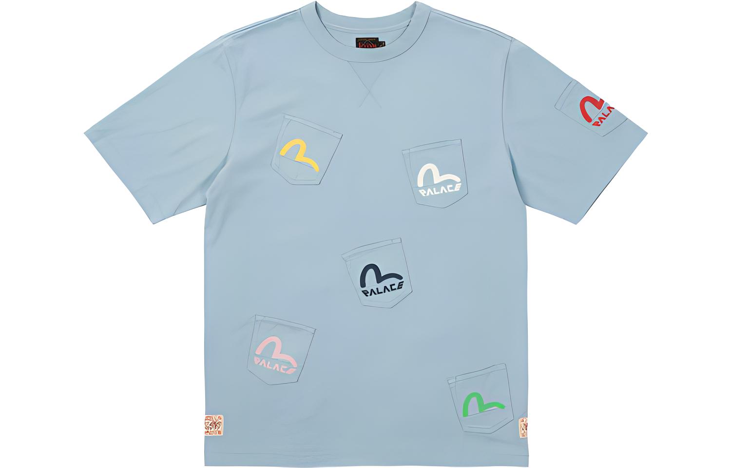 X Evisu Футболка с несколькими карманами PALACE, Синяя
X Evisu Футболка с несколькими карманами PALACE, Синяя