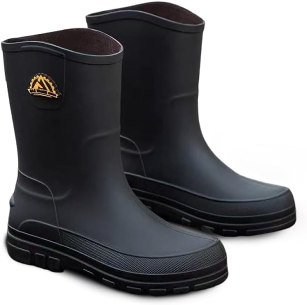 Водонепроницаемые резиновые сапоги lefunnix для мужчин, дышащие резиновые сапоги средней высоты, легкие нескользящие сапоги для рыбалки и активного отдыха, черный
Водонепроницаемые резиновые сапоги lefunnix для мужчин, дышащие резиновые сапоги средней высоты, легкие нескользящие сапоги для рыбалки и активного отдыха, черный