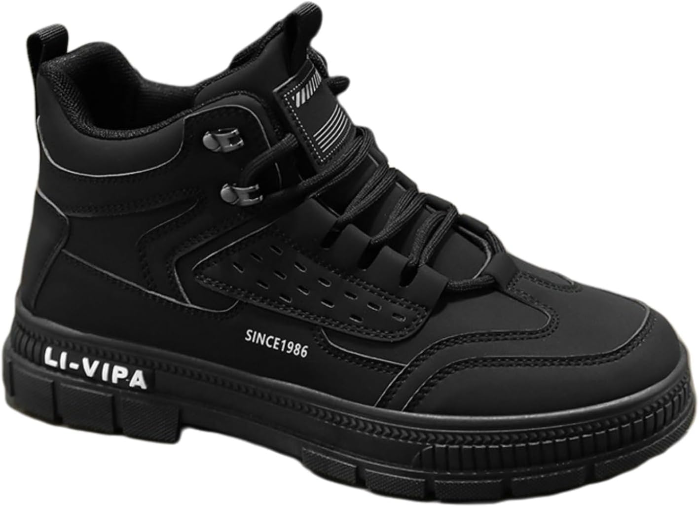 Женские и мужские высокие массивные кроссовки в ретро-стиле, легкие повседневные кроссовки для прогулок и катания на скейтборде Macefil, черный
Женские и мужские высокие массивные кроссовки в ретро-стиле, легкие повседневные кроссовки для прогулок и катания на скейтборде Macefil, черный