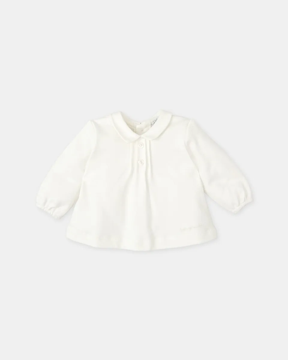 Белый детский блузон со складками Tutto Piccolo
Белый детский блузон со складками Tutto Piccolo