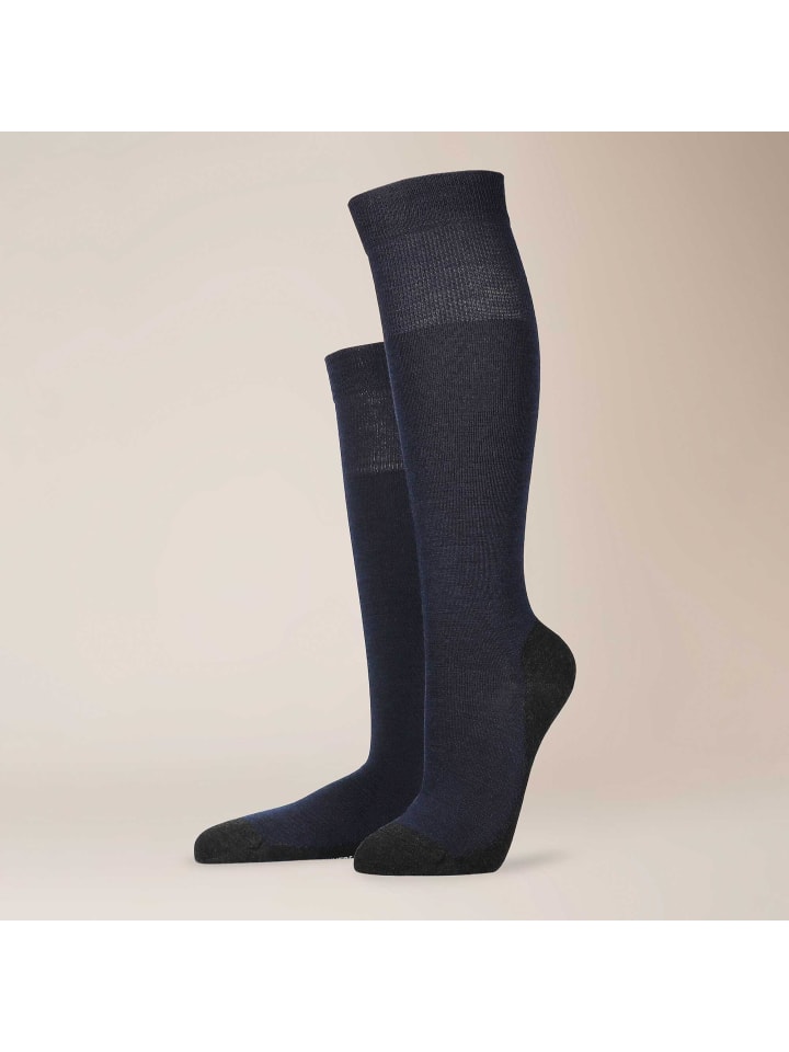 Kunert Высокие теплые носки до колена с теплоизоляцией, темно-синего цвета
Kunert Высокие теплые носки до колена с теплоизоляцией, темно-синего цвета
