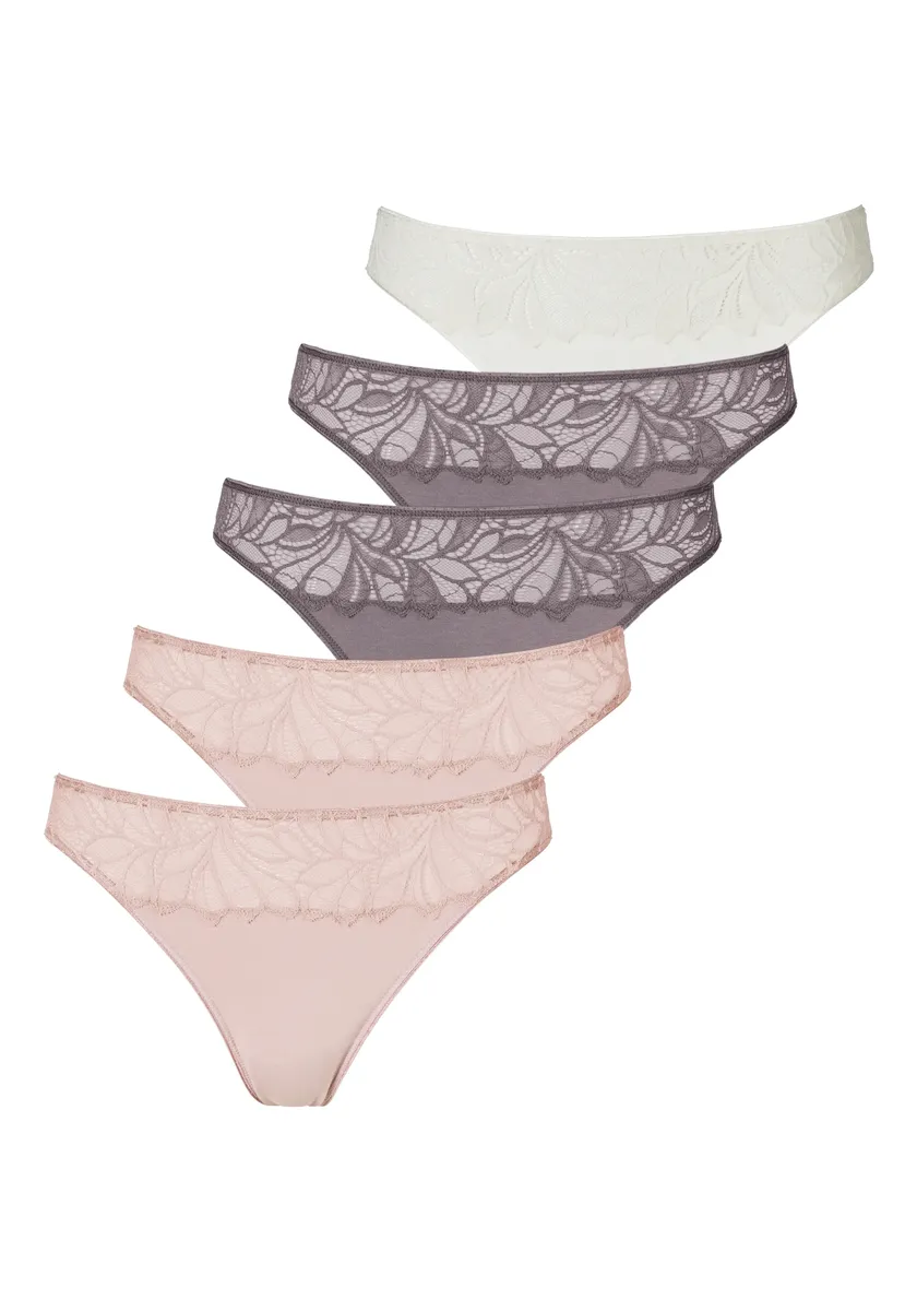 Стринги Vivance (5 шт.), изготовлены из качественного эластичного хлопка, розовый
Стринги Vivance (5 шт.), изготовлены из качественного эластичного хлопка, розовый