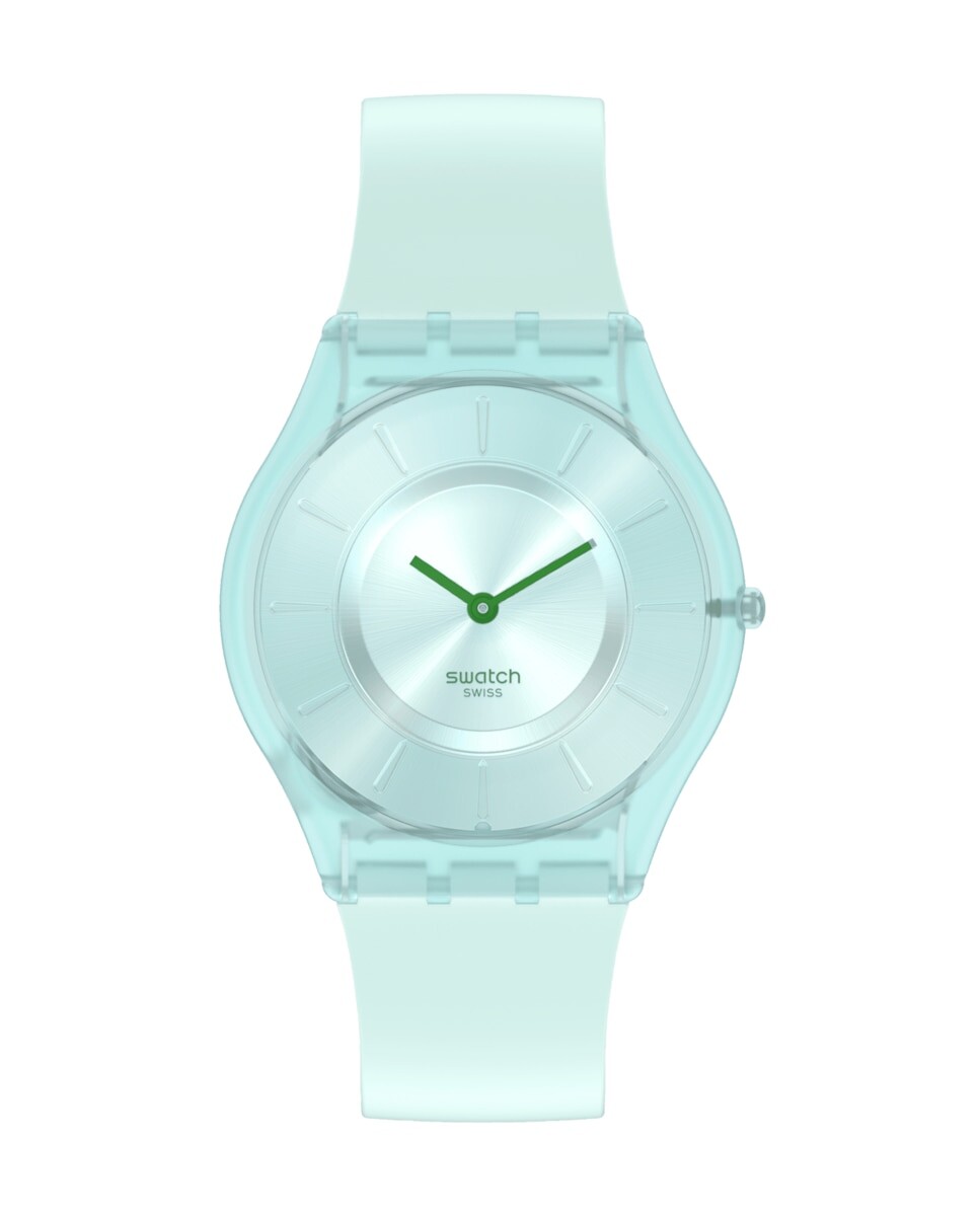 Симпатичные мятные часы с зеленым силиконовым ремешком Swatch, зеленый
Симпатичные мятные часы с зеленым силиконовым ремешком Swatch, зеленый