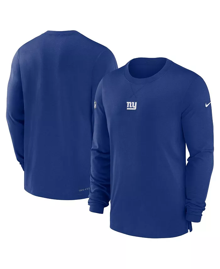 Мужская футболка с длинным рукавом Royal New York Giants 2023 Sideline Performance Nike
Мужская футболка с длинным рукавом Royal New York Giants 2023 Sideline Performance Nike