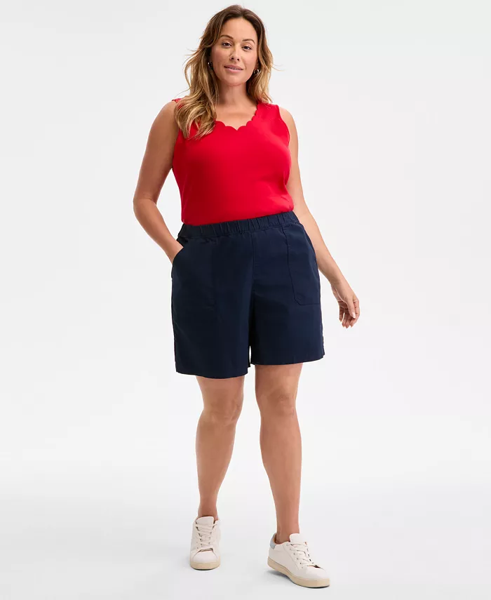 Шорты на резинке больших размеров Style & Co, синий
Шорты на резинке больших размеров Style & Co, синий