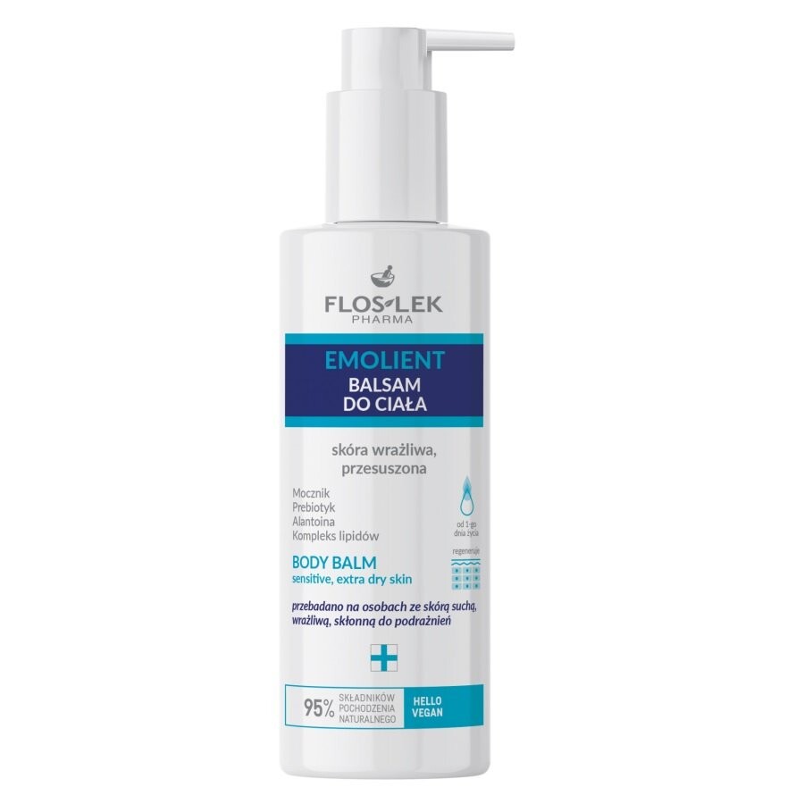 Floslek Emollient, Лосьон для тела для чувствительной и сухой кожи, 175 мл
Floslek Emollient, Лосьон для тела для чувствительной и сухой кожи, 175 мл