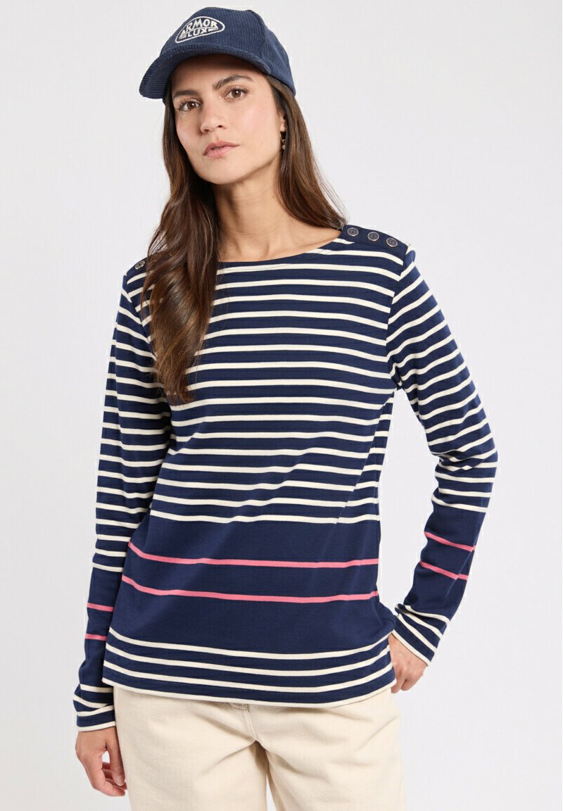 Топ Armor lux MARINIÈRE ÉPAIS, Seal Nature Framboise/Blue
Топ Armor lux MARINIÈRE ÉPAIS, Seal Nature Framboise/Blue