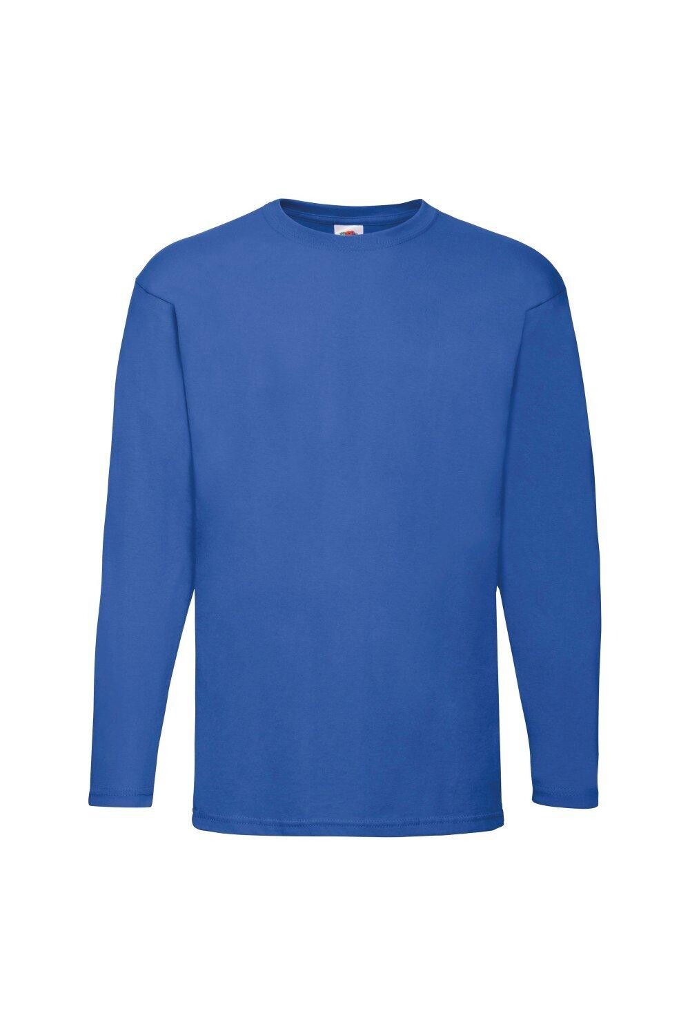 Футболка Valueweight с круглым вырезом и длинными рукавами Fruit of the Loom, синий
Футболка Valueweight с круглым вырезом и длинными рукавами Fruit of the Loom, синий