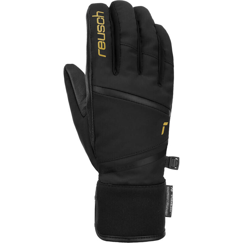 Лыжные перчатки Reusch, цвет black/black/dorado 
Лыжные перчатки Reusch, цвет black/black/dorado