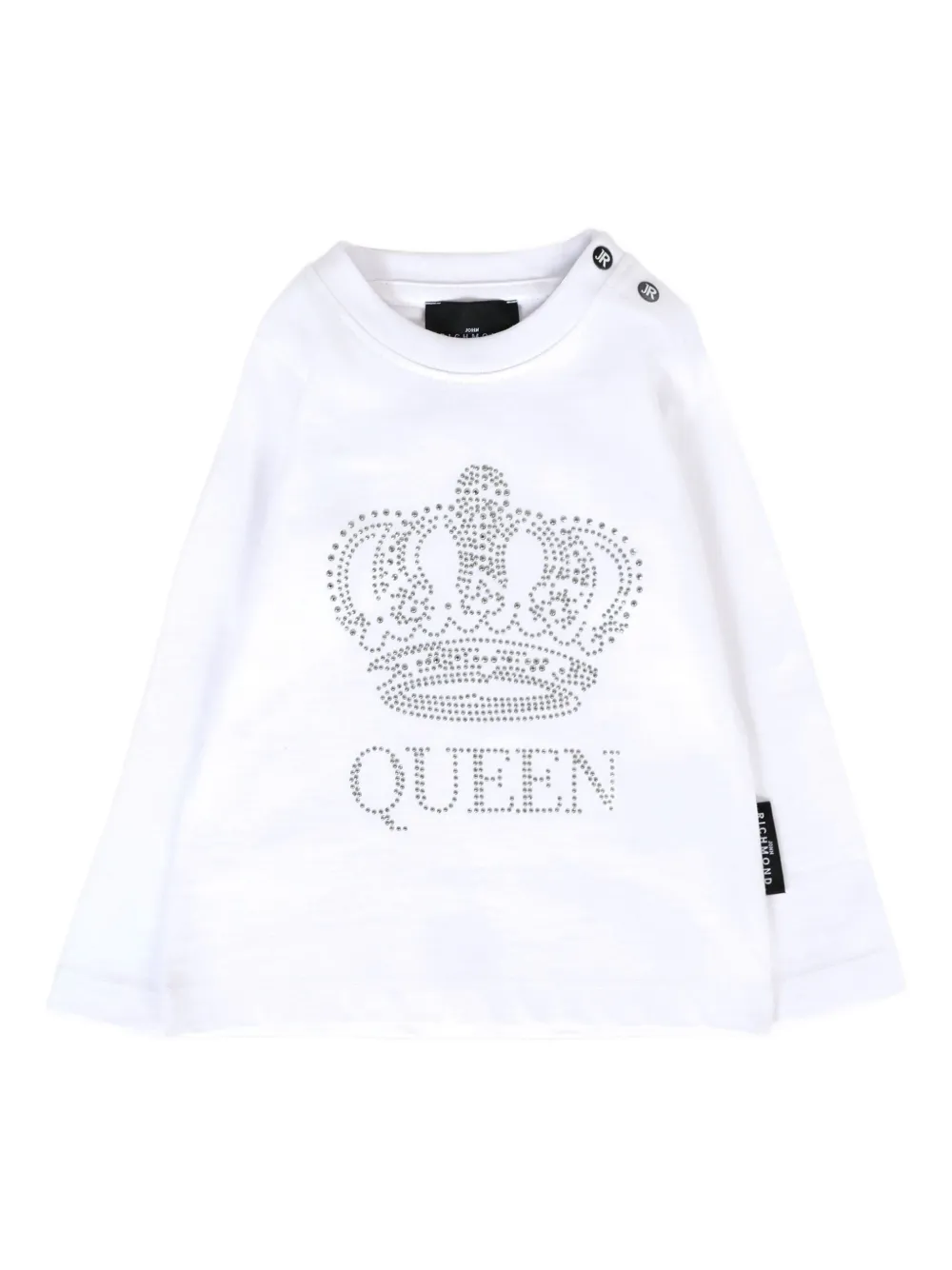 Футболка с длинными рукавами и короной из страз John Richmond Junior, белый
Футболка с длинными рукавами и короной из страз John Richmond Junior, белый