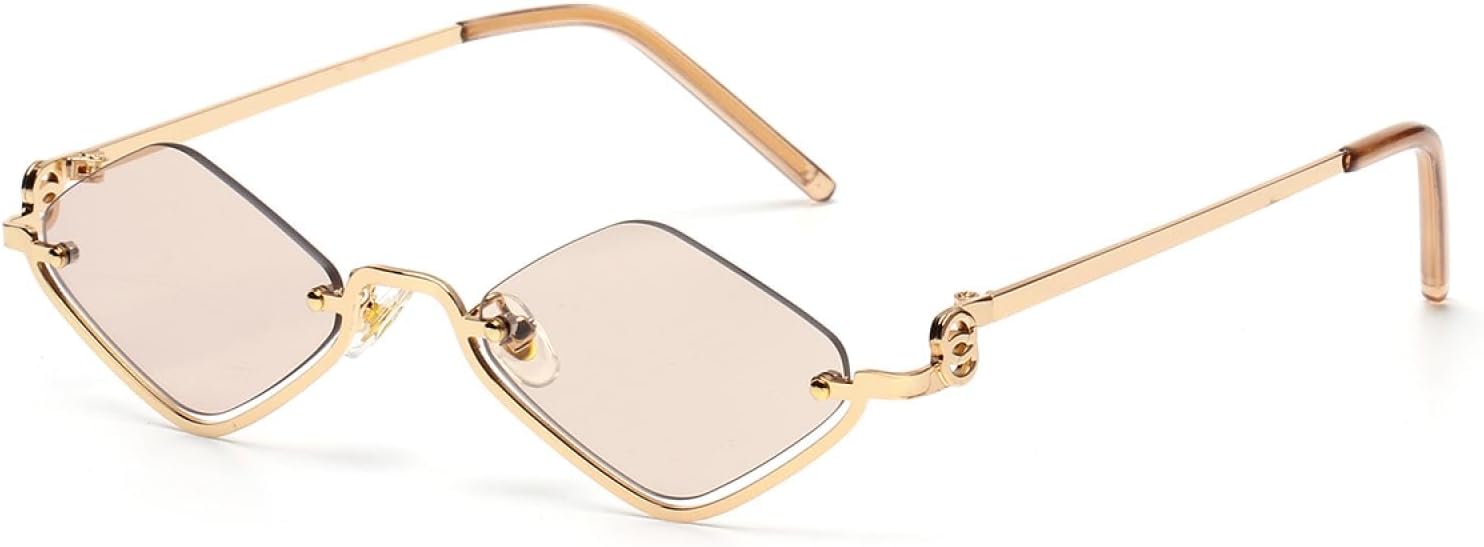 Солнцезащитные очки с защитой от УФ-излучения UV400 | Маленькая металлическая оправа | Для женщин и мужчин | Для занятий спортом на открытом воздухе и вождения DSVIGF, C4 Gold Light Brown
Солнцезащитные очки с защитой от УФ-излучения UV400 | Маленькая металлическая оправа | Для женщин и мужчин | Для занятий спортом на открытом воздухе и вождения DSVIGF, C4 Gold Light Brown