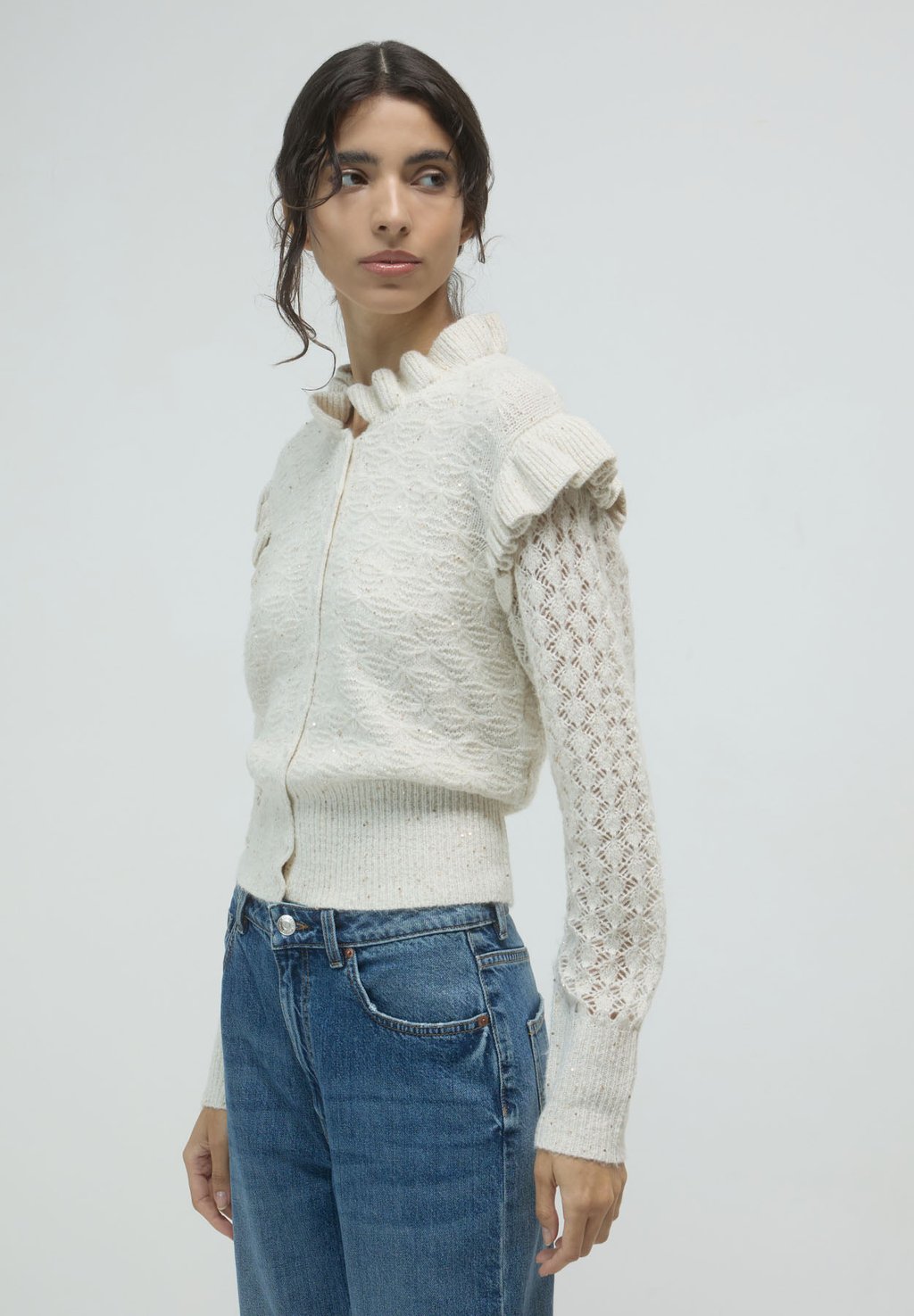 Кардиган PERFORÉ À VOLANTS Calliope, белый
Кардиган PERFORÉ À VOLANTS Calliope, белый