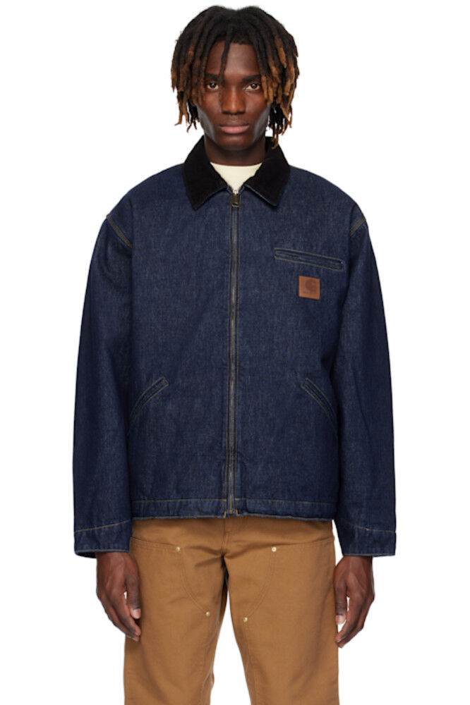 Синяя джинсовая куртка OG Detroit Carhartt Work In Progress, Синий, Синяя джинсовая куртка OG Detroit Carhartt Work In Progress
Синяя джинсовая куртка OG Detroit Carhartt Work In Progress, Синий, Синяя джинсовая куртка OG Detroit Carhartt Work In Progress