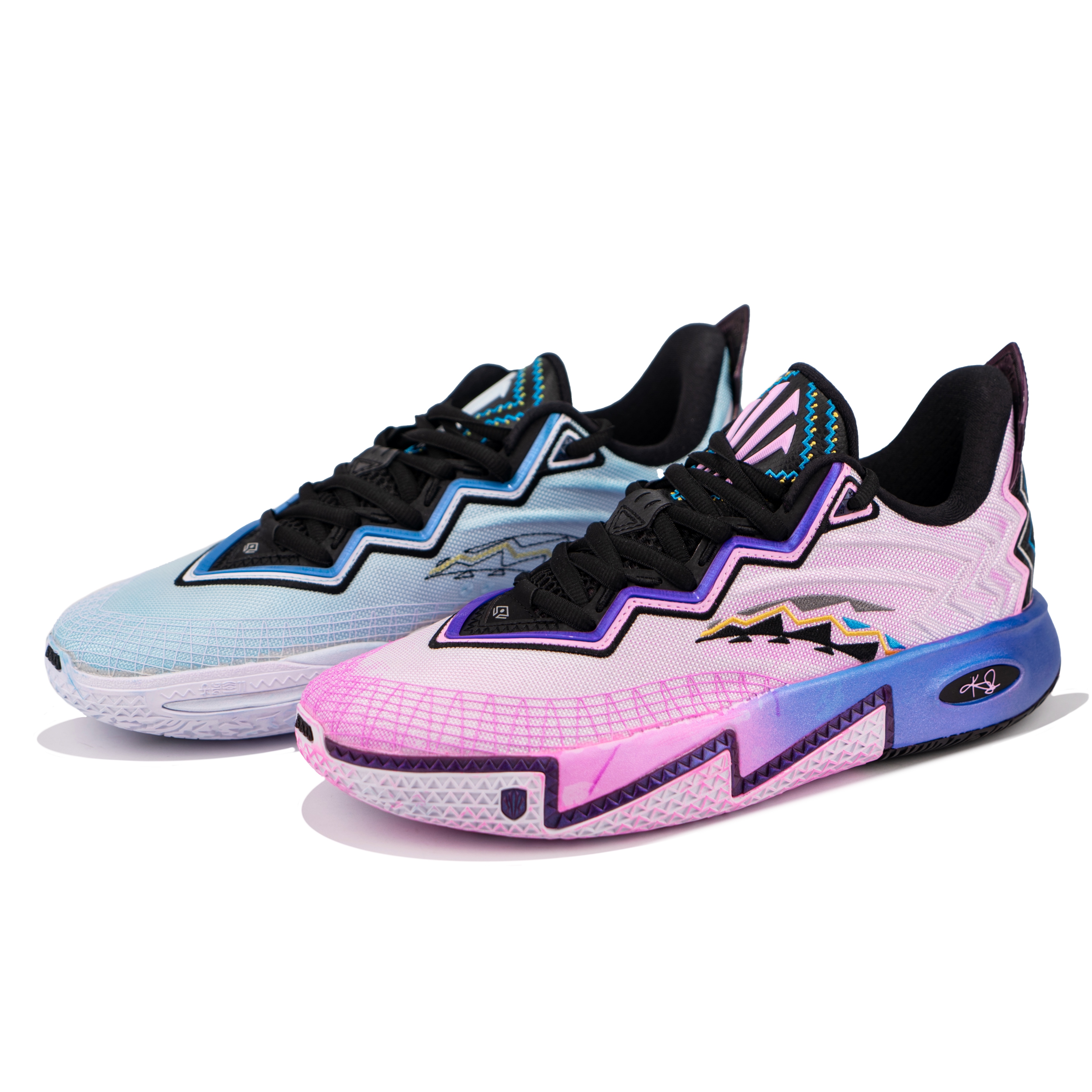 ANTA Баскетбольные кроссовки KAI 2 мужские низкие, цвет синий розовый
ANTA Баскетбольные кроссовки KAI 2 мужские низкие, цвет синий розовый