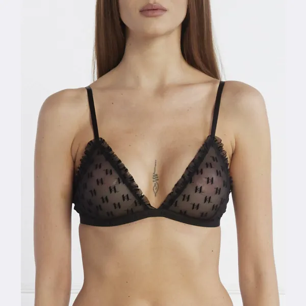 Кружевной бюстгальтер кл с монограммой Karl Lagerfeld, черный
Кружевной бюстгальтер кл с монограммой Karl Lagerfeld, черный