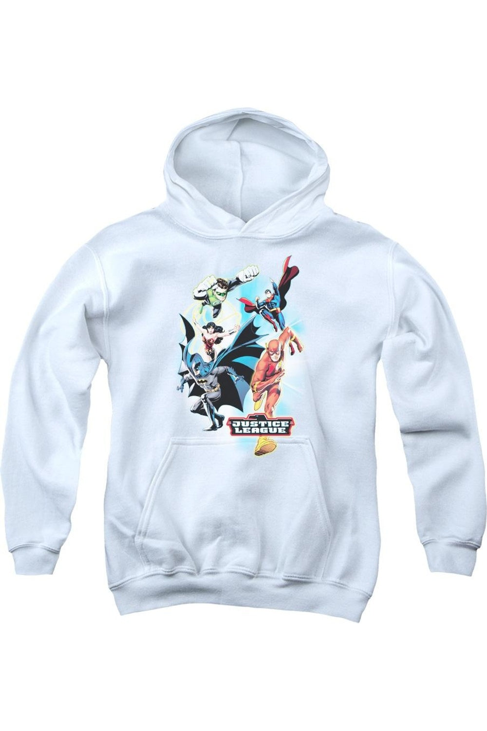 Молодежная толстовка с капюшоном Justice League of America At Your Service Gildan, белый
Молодежная толстовка с капюшоном Justice League of America At Your Service Gildan, белый