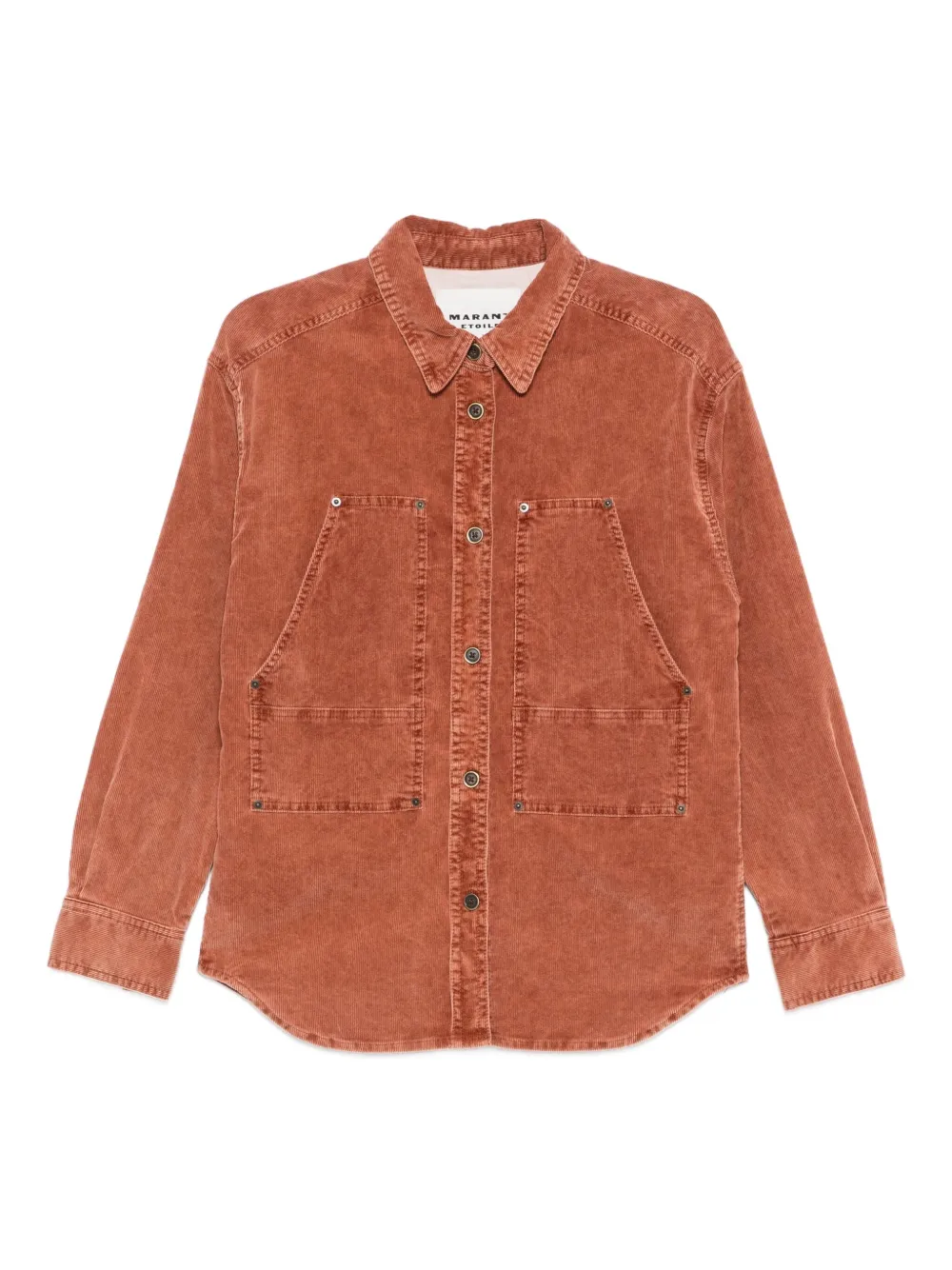 Вельветовая куртка-рубашка Oriana Marant Étoile, коричневый
Вельветовая куртка-рубашка Oriana Marant Étoile, коричневый