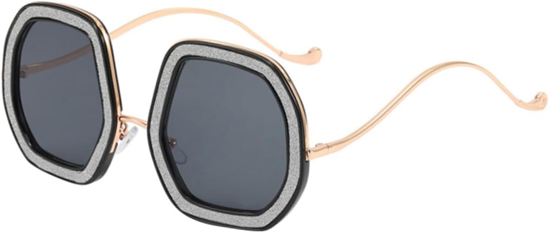 Женские солнцезащитные очки Hemoton увеличенного размера с блестками и стразами, черная оправа, защита от УФ-излучения, идеально подходят для отдыха и защиты от солнца, Grey
Женские солнцезащитные очки Hemoton увеличенного размера с блестками и стразами, черная оправа, защита от УФ-излучения, идеально подходят для отдыха и защиты от солнца, Grey