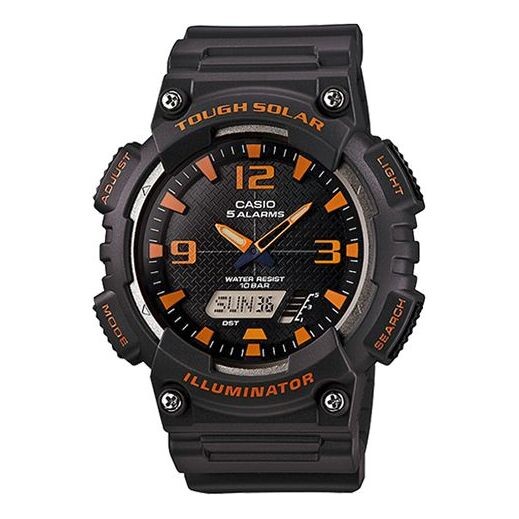 Часы CASIO Waterproof Sports Solar Powered Shockproof Mens Black/Orange Analog/Digital Combo, черный
Часы CASIO Waterproof Sports Solar Powered Shockproof Mens Black/Orange Analog/Digital Combo, черный