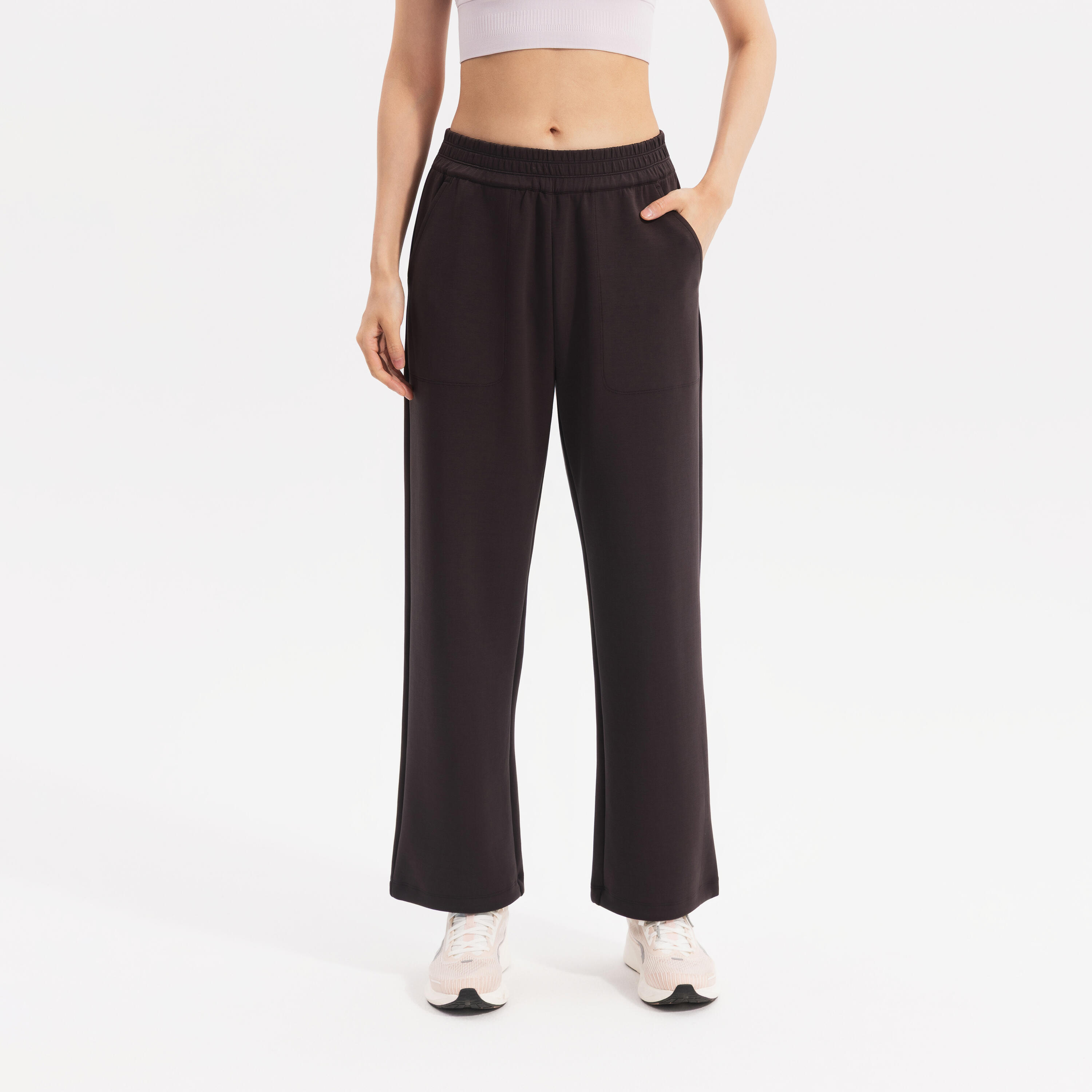 Женские брюки с завышенной талией и расклешёнными штанинами Domyos
Женские брюки с завышенной талией и расклешёнными штанинами Domyos