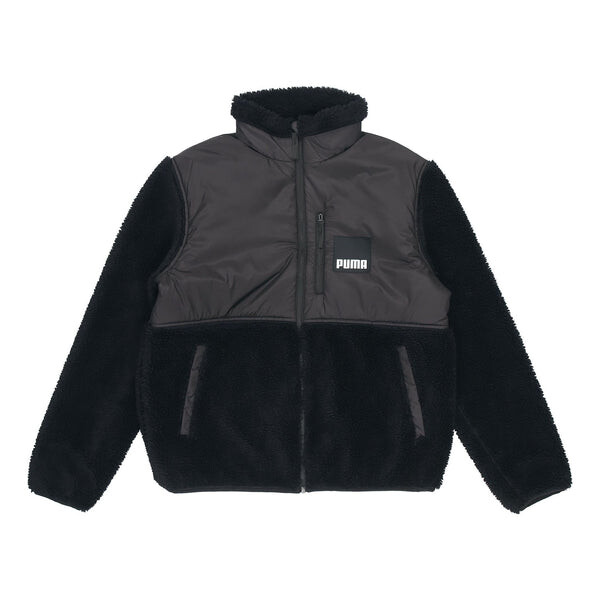 Куртка sherpa contrasting colors sports lamb's wool stand collar logo jacket black Puma, черный
Куртка sherpa contrasting colors sports lamb's wool stand collar logo jacket black Puma, черный