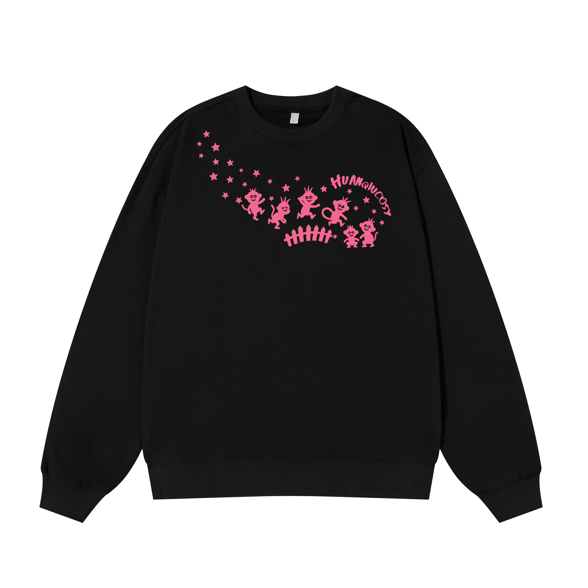 Свитшот с круглым вырезом Unisex HUANQIU, черный (fleece-lined)
Свитшот с круглым вырезом Unisex HUANQIU, черный (fleece-lined)