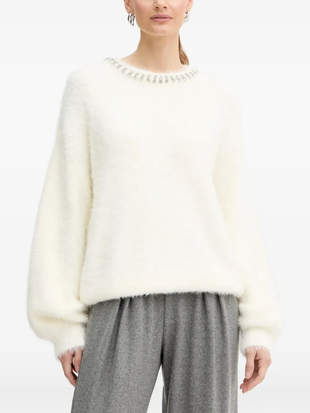 Декорированный свитер Guess Usa, белый
Декорированный свитер Guess Usa, белый