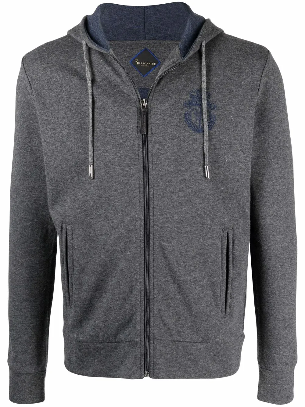 Худи с вышивкой Billionaire, серый
Худи с вышивкой Billionaire, серый