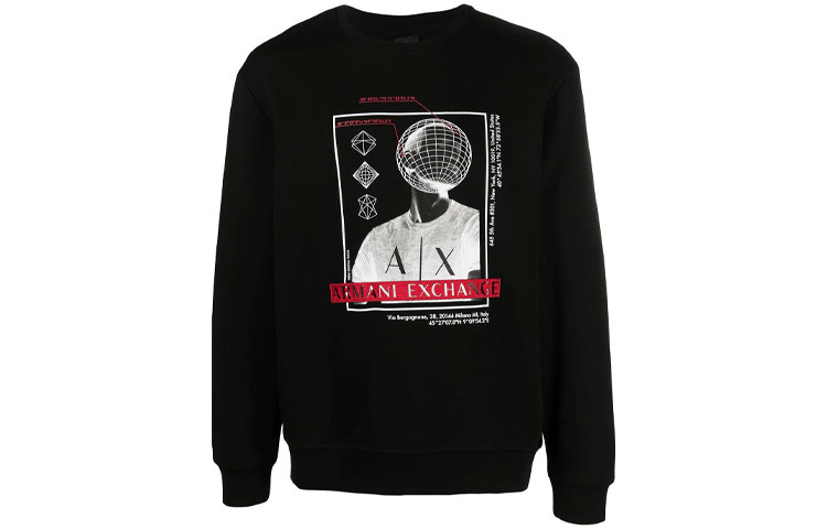 Футболка мужская черная ARMANI EXCHANGE
Футболка мужская черная ARMANI EXCHANGE