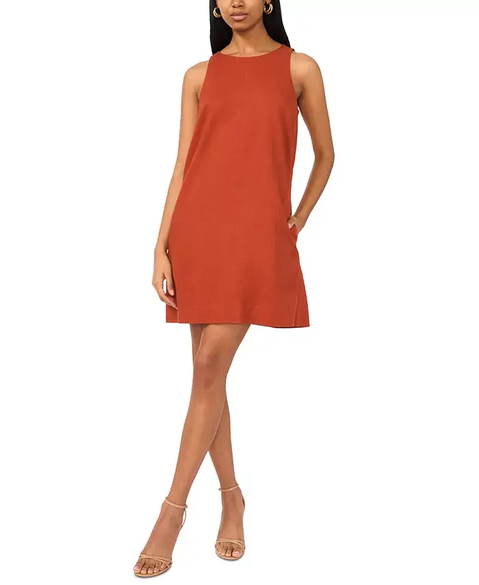 Женское мини-платье-сорочка без рукавов MSK, коричневый/бежевый
Женское мини-платье-сорочка без рукавов MSK, коричневый/бежевый