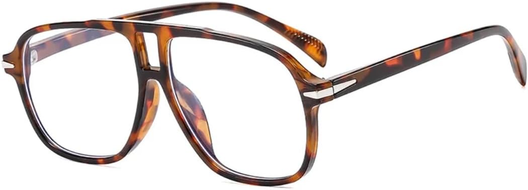 Солнцезащитные очки с защитой от УФ-излучения UV400 | Толстая оправа с двойной перемычкой | Линзы ярких цветов для занятий спортом на открытом воздухе и вождения DSVIGF, Leopard Clear
Солнцезащитные очки с защитой от УФ-излучения UV400 | Толстая оправа с двойной перемычкой | Линзы ярких цветов для занятий спортом на открытом воздухе и вождения DSVIGF, Leopard Clear